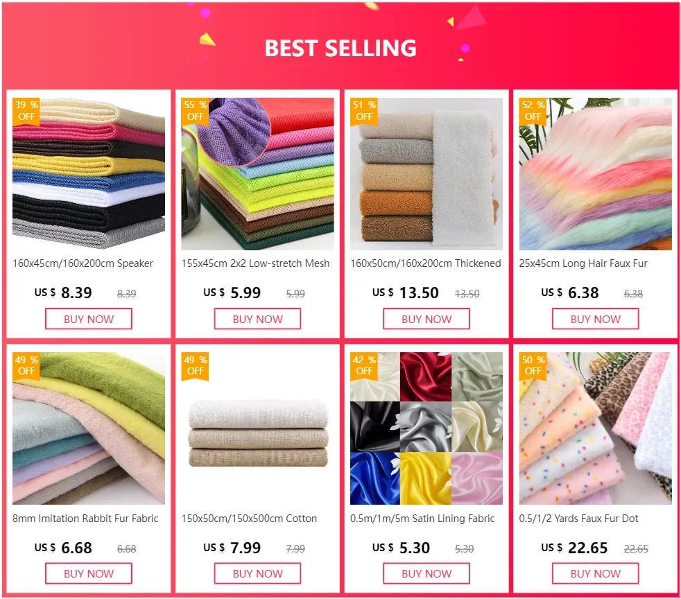 50cm-5m Satin Lining Fabric 150cm Wide - Polyester for Sewing Dresses, Pajamas, Tablecloths, DIY Crafts & Decorations showcase 1