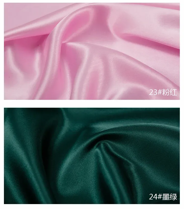 50cm-5m Satin Lining Fabric 150cm Wide - Polyester for Sewing Dresses, Pajamas, Tablecloths, DIY Crafts & Decorations showcase 24