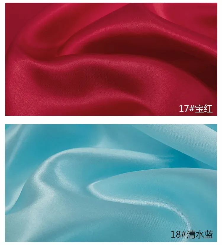50cm-5m Satin Lining Fabric 150cm Wide - Polyester for Sewing Dresses, Pajamas, Tablecloths, DIY Crafts & Decorations showcase 21