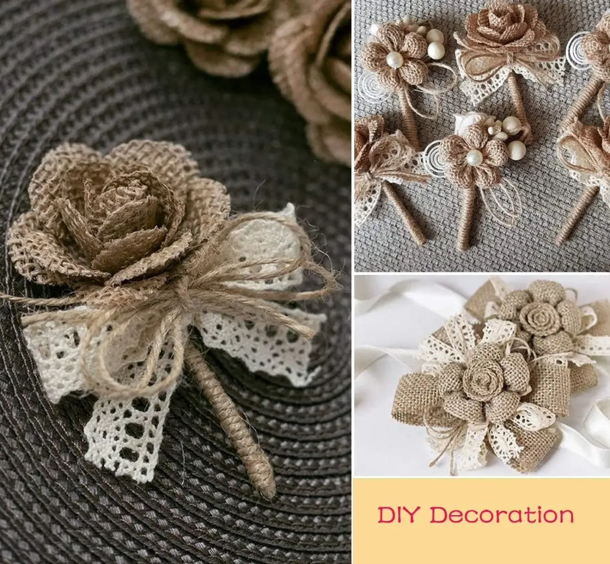 5 Meters Cotton Lace Trim Ribbon - Beige Crochet Fabric for DIY Crafts, Wedding Decor, Sewing, Gift Wrapping, and Party Decorations showcase 10