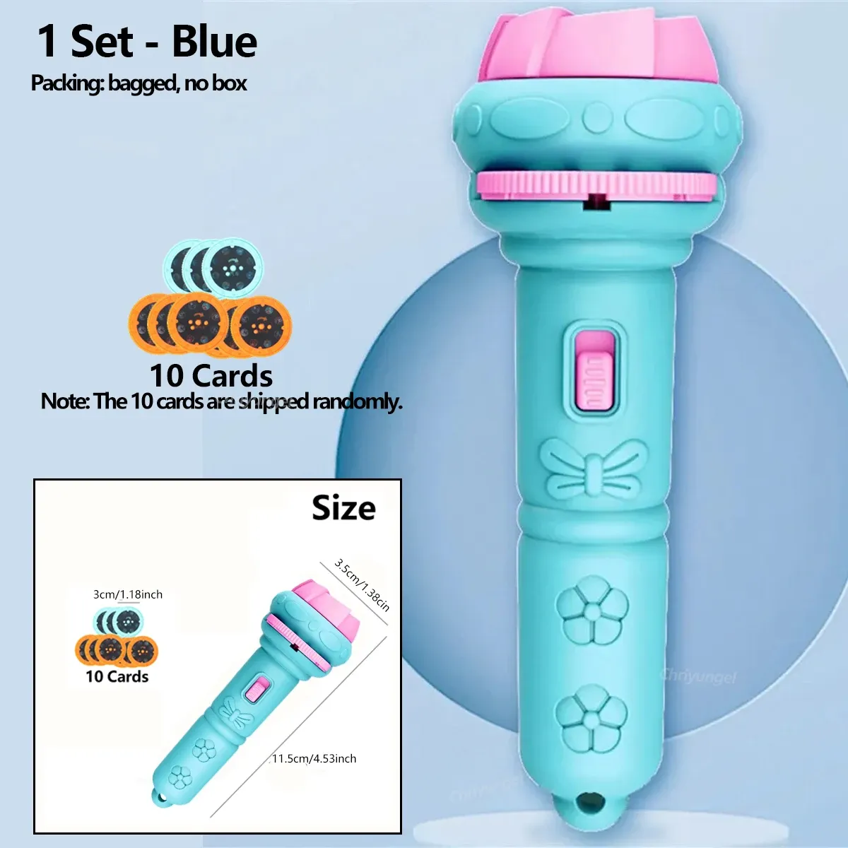 80 Pattern Cartoon Projection Flashlight Toy for Kids 3-6 Years Old, Creative Educational Science Projector for Bedtime Stories, Portable and Durable showcase 11