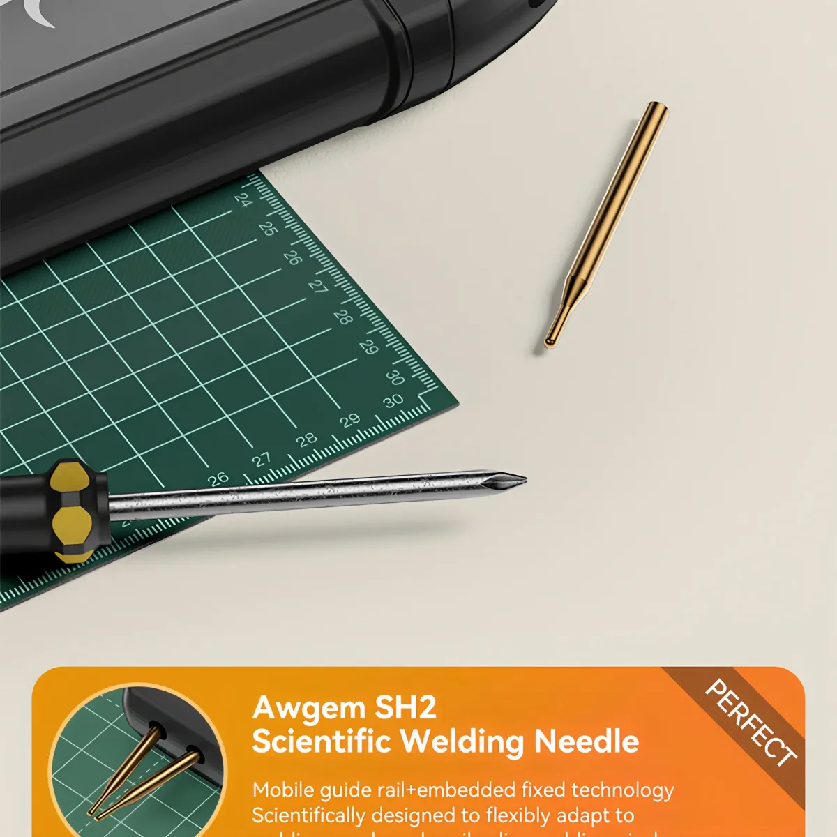 Awgem Portable Spot Welder DIY Handheld Machine for 18650 Lithium Batteries, 90 Gears Adjustable Power, Built-in Pen, Overcharge & Temp Protection showcase 12