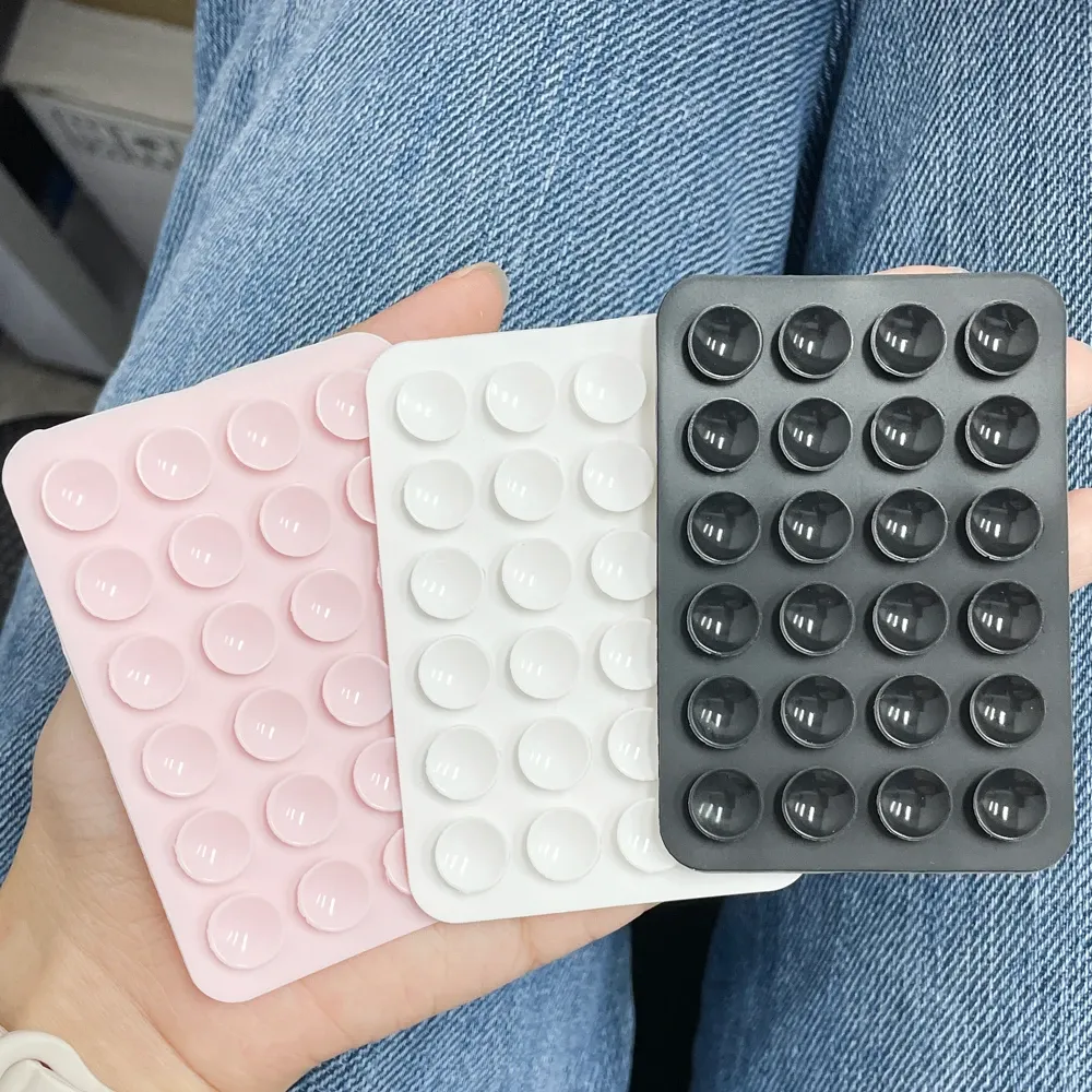 3M Adhesive Silicone Suction Cup Phone Holder Stand for Selfies & Videos - Non-Slip Candy Color Mount showcase 2