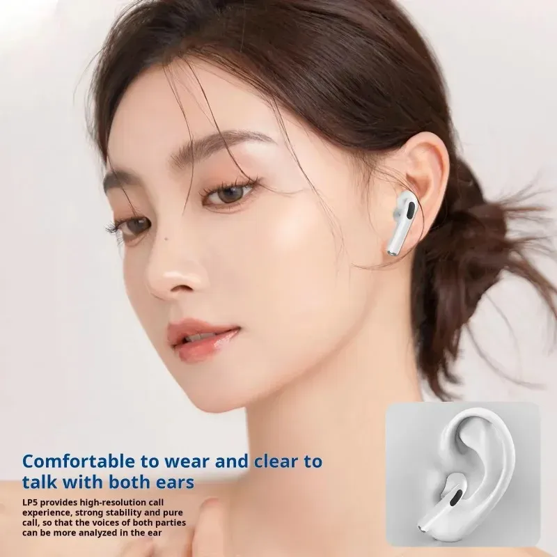 Air Pro 5 TWS Max Wireless Bluetooth Earphones, In-Ear Noise Cancelling Sport Earbuds with Microphone for Apple iPhone, Universal Headset for Outdoor Use thumbnail 4