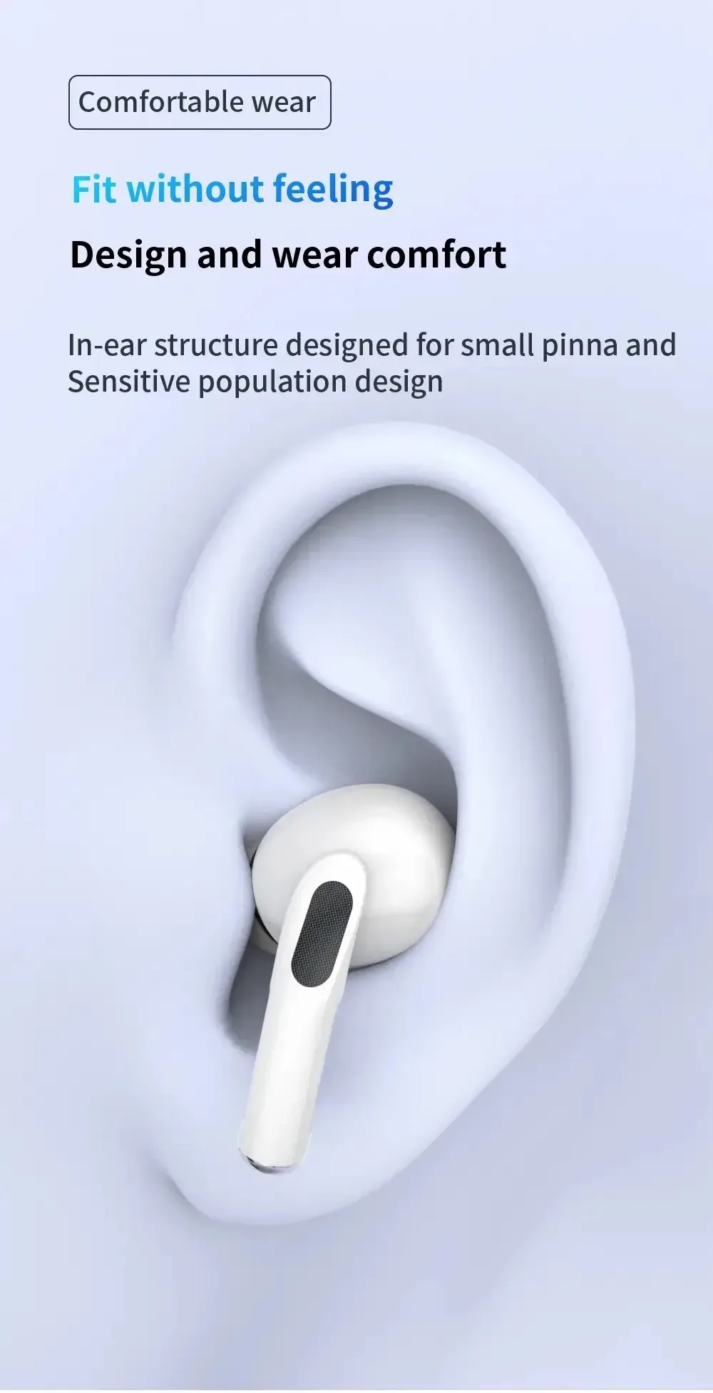 Air Pro 5 TWS Max Wireless Bluetooth Earphones, In-Ear Noise Cancelling Sport Earbuds with Microphone for Apple iPhone, Universal Headset for Outdoor Use showcase 2