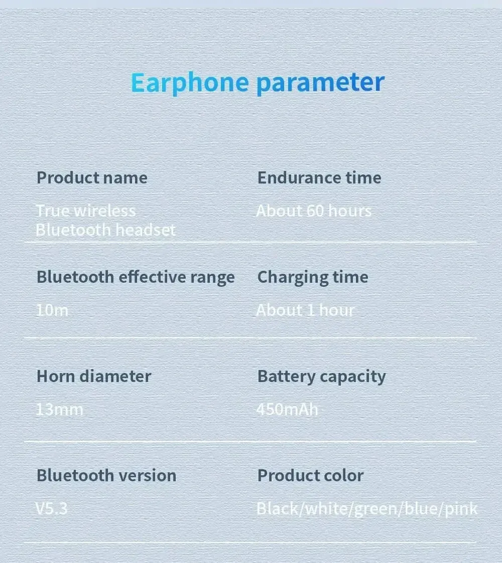 Air Pro 5 TWS Max Wireless Bluetooth Earphones, In-Ear Noise Cancelling Sport Earbuds with Microphone for Apple iPhone, Universal Headset for Outdoor Use showcase 8