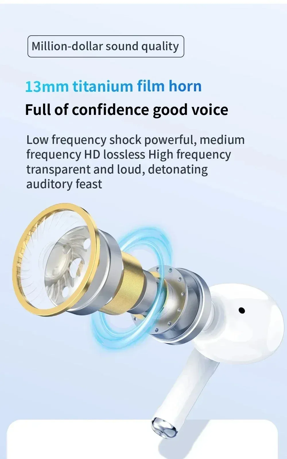Air Pro 5 TWS Max Wireless Bluetooth Earphones, In-Ear Noise Cancelling Sport Earbuds with Microphone for Apple iPhone, Universal Headset for Outdoor Use showcase 11