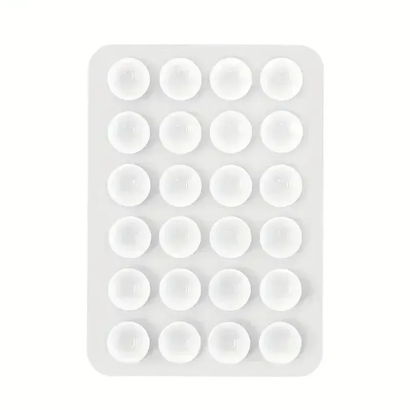 Silicone Suction Cup Phone Holder Mat - Universal Anti-Slip Wall Mount Stand for Phone Cases, Power Banks - Portable 8.5x5.5cm showcase 16
