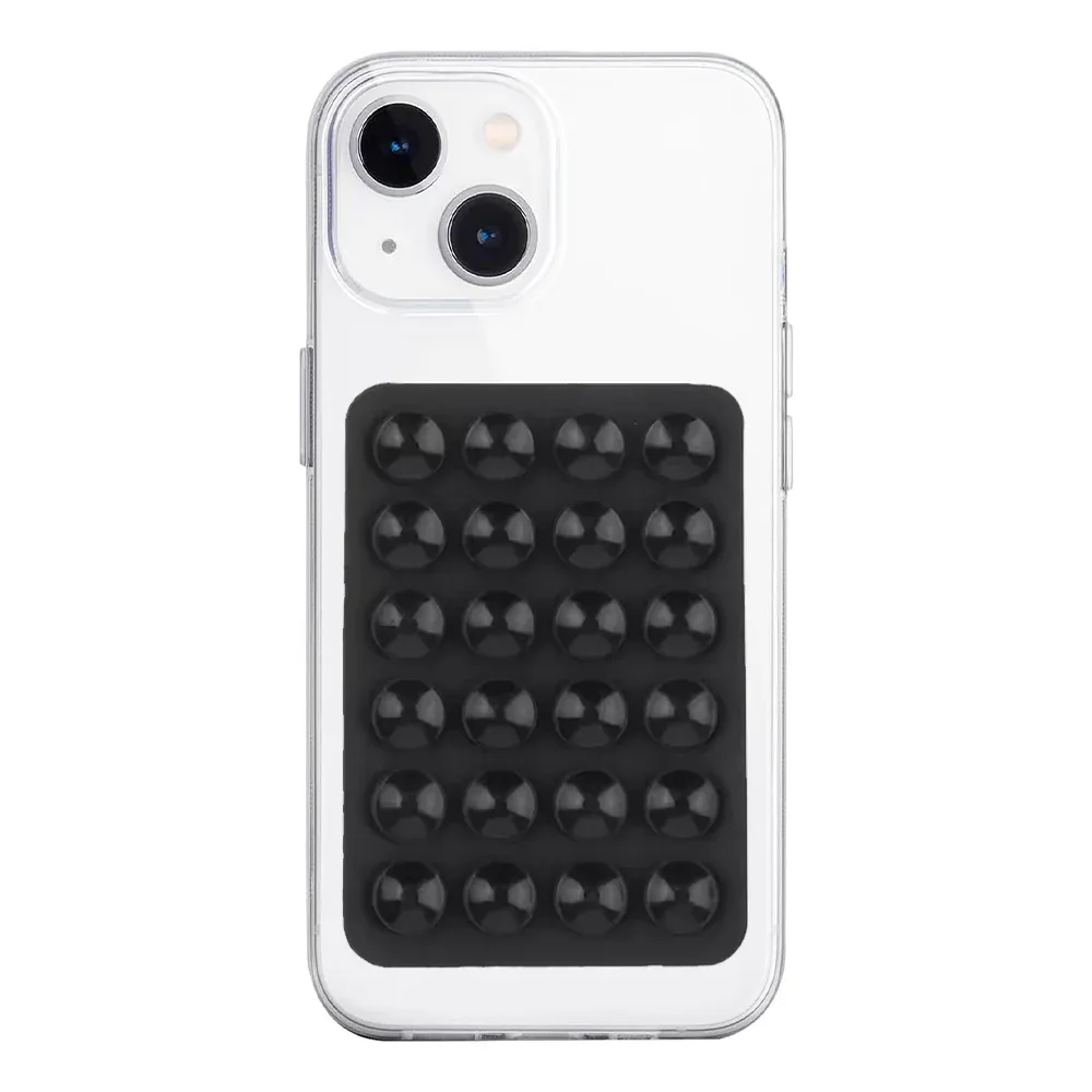 Candy Color Silicone Suction Phone Case Mount - Non-Slip Suction Cup Phone Stand Holder for Selfies & Videos thumbnail 1