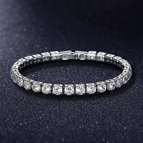 Luxury Gold Silver Princess Bracelet Bangle for Women - Anniversary Gift, Fashion Jewelry for Special Occasions