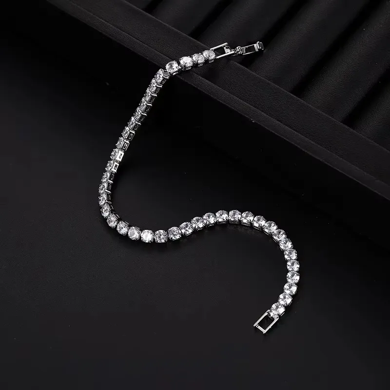 Luxury Gold Silver Princess Bracelet Bangle for Women - Anniversary Gift, Fashion Jewelry for Special Occasions thumbnail 5