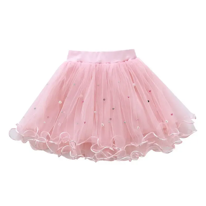 Fluffy Baby Girls Tutu Skirt Princess Ballet Dance Tulle Mesh Skirt for Toddlers and Kids, Cute Cake Skirt for Parties and Special Occasions thumbnail 1