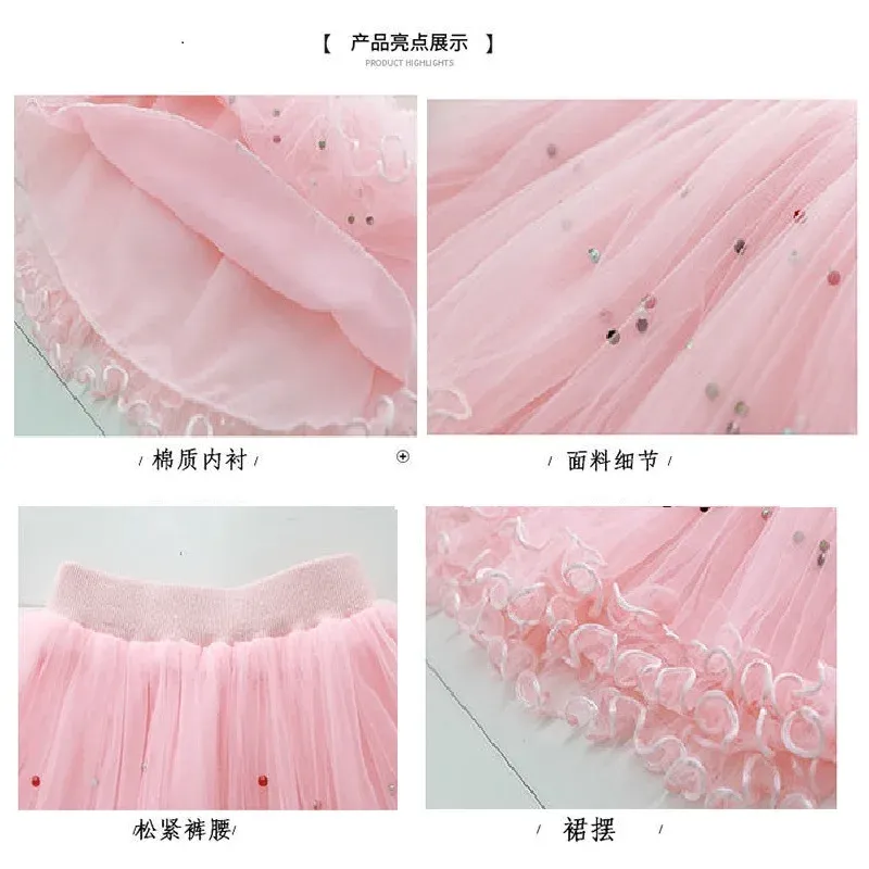 Fluffy Baby Girls Tutu Skirt Princess Ballet Dance Tulle Mesh Skirt for Toddlers and Kids, Cute Cake Skirt for Parties and Special Occasions thumbnail 5