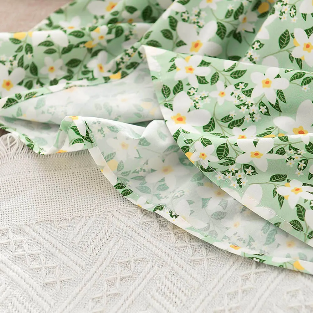 Floral Summer Dress for Girls - Casual Bow Patchwork Princess Style Baby Toddler Party Frock showcase 27