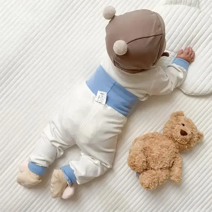Baby Boys Girls Autumn Winter Cotton Pajama Set 2pcs Long Sleeve Underwear Outfit for Cozy Sleepwear showcase 2