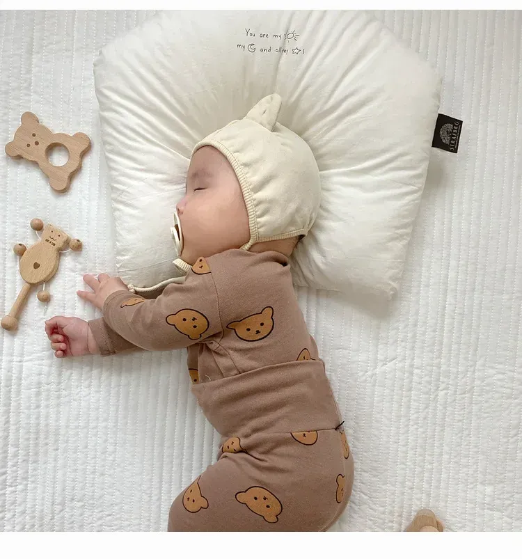 Baby Boys Girls Autumn Winter Cotton Pajama Set 2pcs Long Sleeve Underwear Outfit for Cozy Sleepwear showcase 16