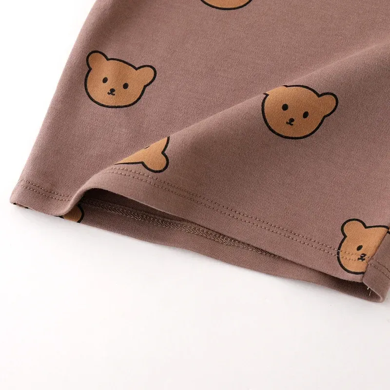 Baby Boys Girls Autumn Winter Cotton Pajama Set 2pcs Long Sleeve Underwear Outfit for Cozy Sleepwear showcase 28