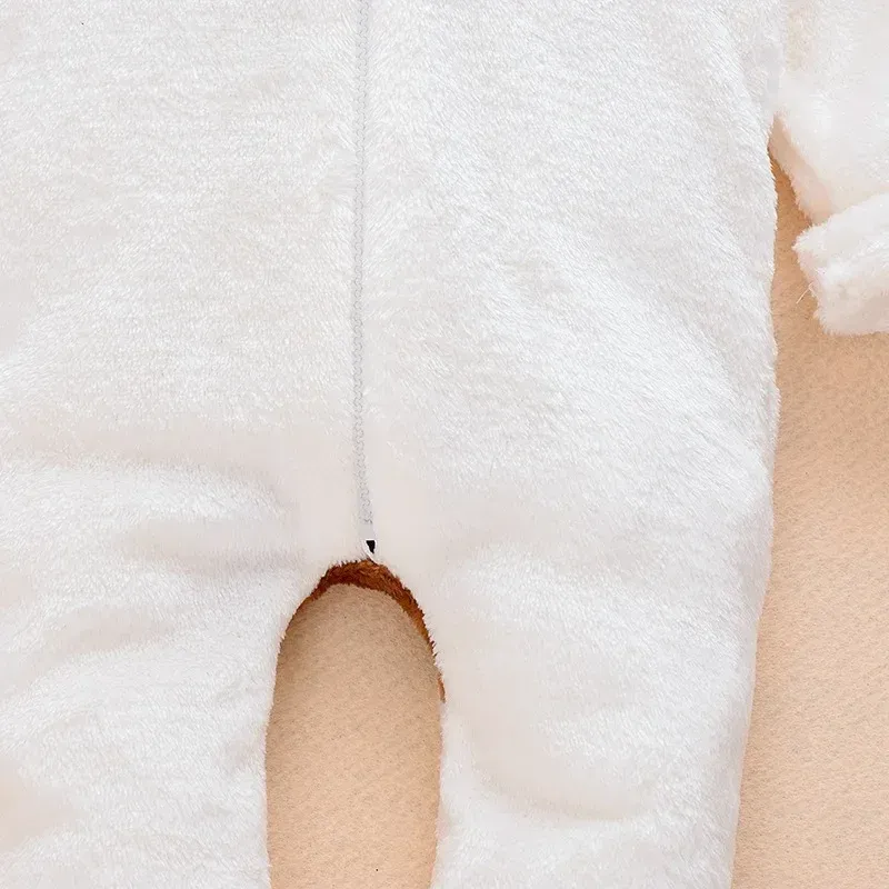 Newborn Baby Bear Hooded Romper Jumpsuit for Boys & Girls - Long Sleeve Cotton Bodysuit Playsuit for Toddlers showcase 11