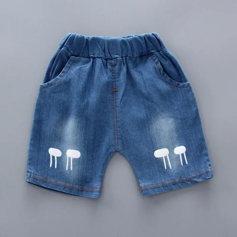 Toddler Boys Cartoon Tops & Denim Shorts Set - Summer Outfit for Kids Ages 9 Months to 4 Years thumbnail 6