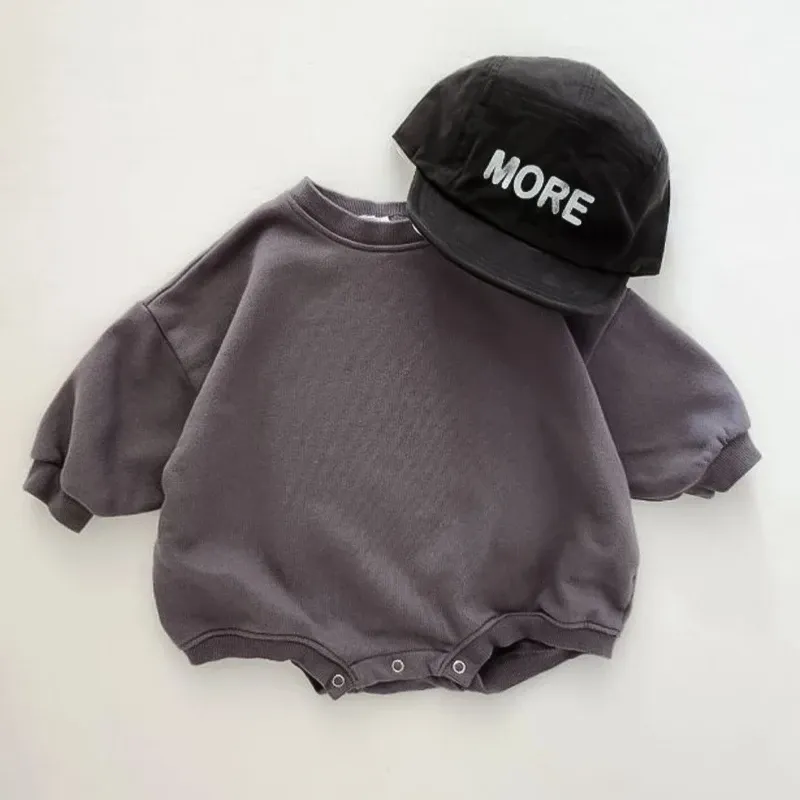 Baby Boy Girl Christmas Outfit Romper Jumpsuit Sweatshirt Pullover Bodysuit for Fall Winter Xmas Child Clothes showcase 3
