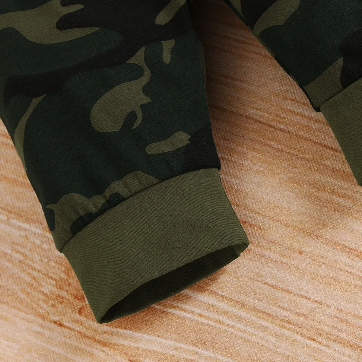 Newborn Baby Boy Summer Outfit Set: Letter Print Short Sleeve Romper, Camouflage Pants & Hat - 3 Piece Toddler Clothes for 0-18 Months showcase 8