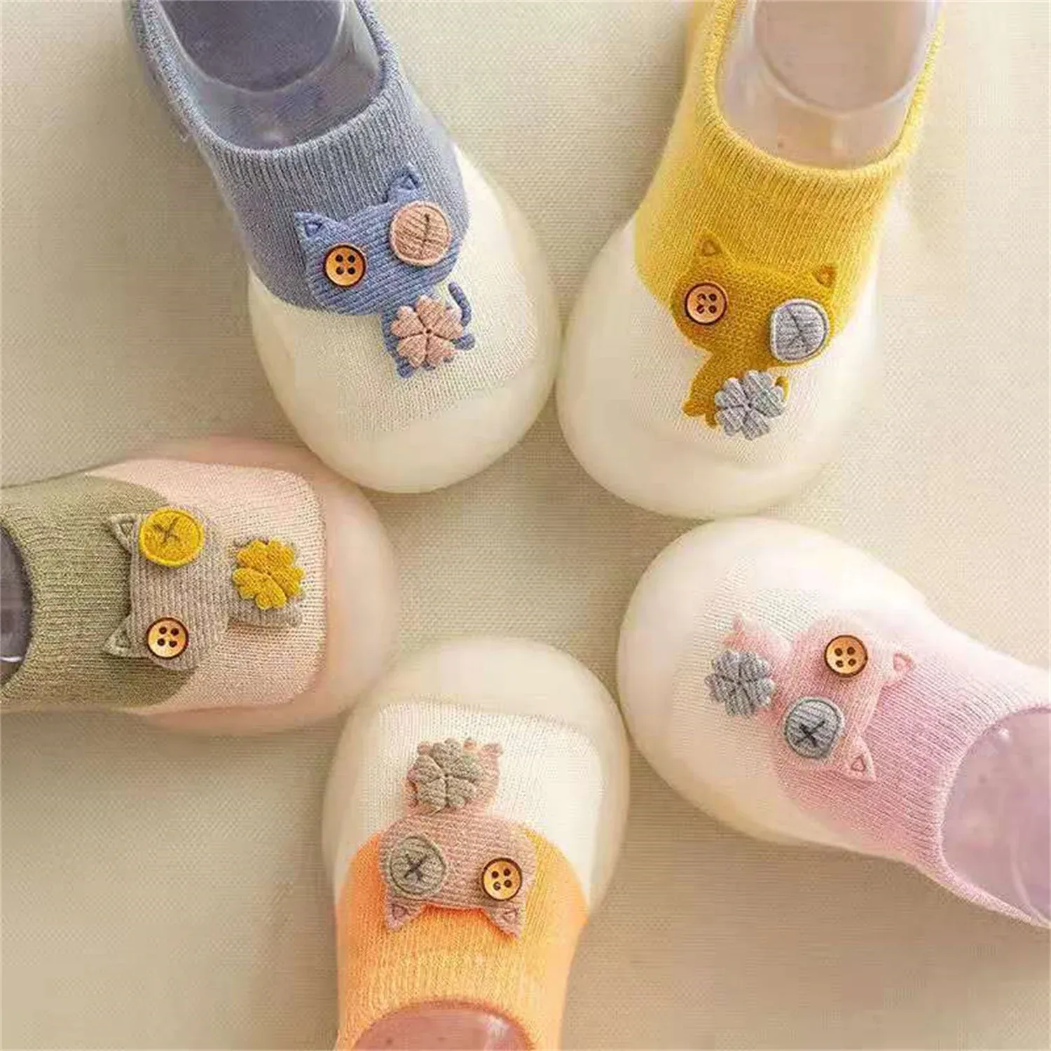 Baby Summer Sandals Shoes for Girls & Boys, Anti-Slip Soft Sole Toddler Walkers, Breathable Mesh Fabric Prewalkers, Ages 1-4 Years thumbnail 5