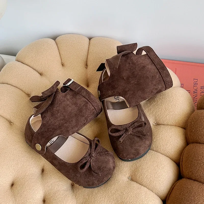 Fashionable Spring Autumn Children's Leather Boots for Girls, Two-in-One Toddler Flat Shoes, Trendy Retro Style Kids Boots, Hot Sale New Arrival showcase 9