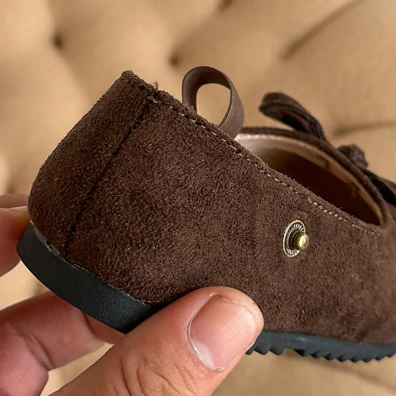 Fashionable Spring Autumn Children's Leather Boots for Girls, Two-in-One Toddler Flat Shoes, Trendy Retro Style Kids Boots, Hot Sale New Arrival showcase 19