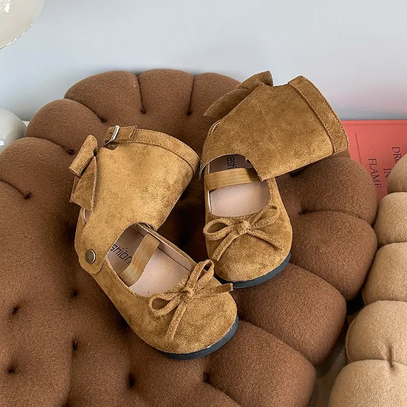 Fashionable Spring Autumn Children's Leather Boots for Girls, Two-in-One Toddler Flat Shoes, Trendy Retro Style Kids Boots, Hot Sale New Arrival showcase 16