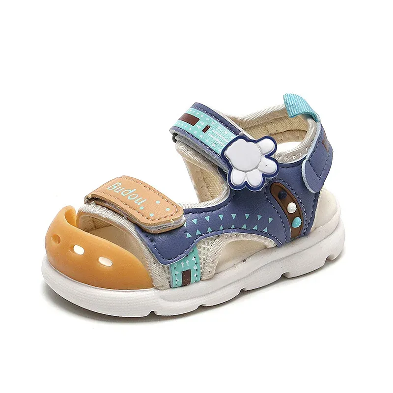 Cartoon Big Finger Children Sandals - Breathable Summer Soft Baby Girls Boys Shoes for Toddlers thumbnail 4