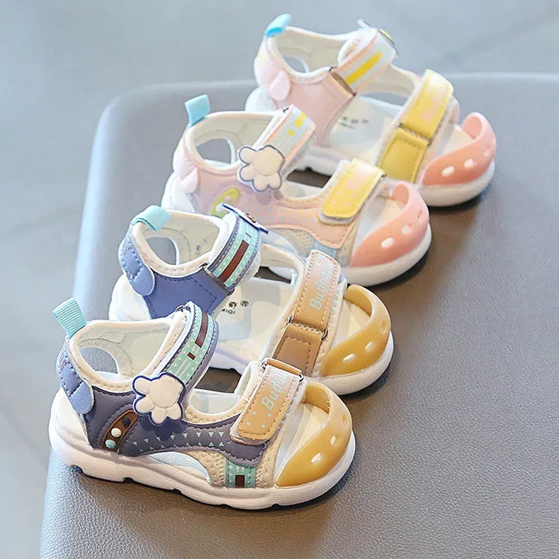 Cartoon Big Finger Children Sandals - Breathable Summer Soft Baby Girls Boys Shoes for Toddlers thumbnail 2