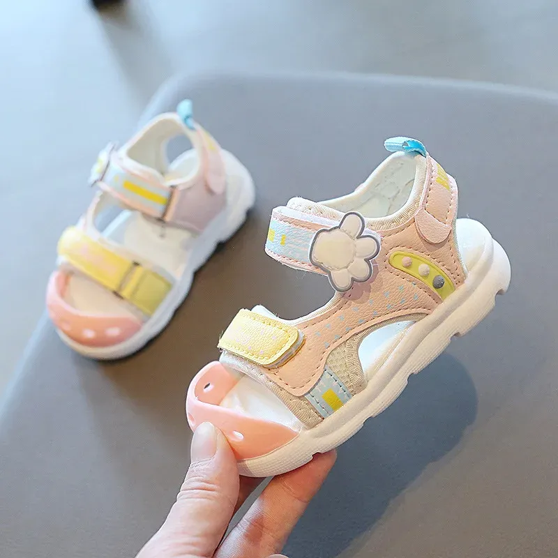 Cartoon Big Finger Children Sandals - Breathable Summer Soft Baby Girls Boys Shoes for Toddlers thumbnail 5