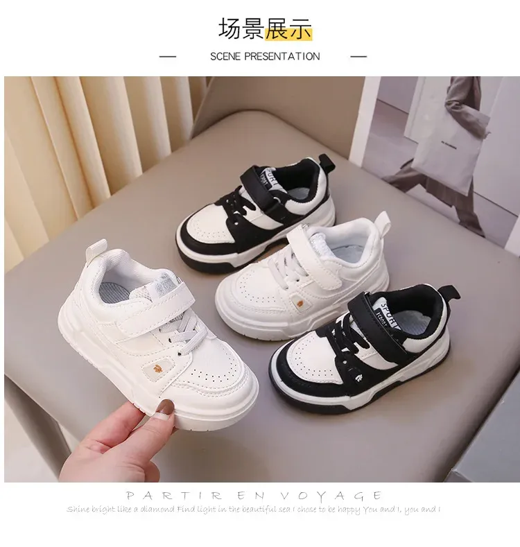 Cute Infant Toddler Girls Boys Fashion Sneakers - Classic Tennis Style First Walker Shoes for Babies showcase 1