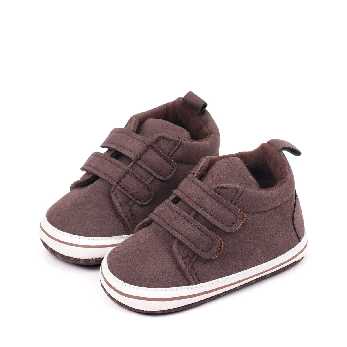 2025 Autumn Baby Boys First Walking Shoes - Soft TPR Sole, Non-Slip Indoor Outdoor Toddler Sneakers for 0-18 Months, Fashionable Design showcase 12