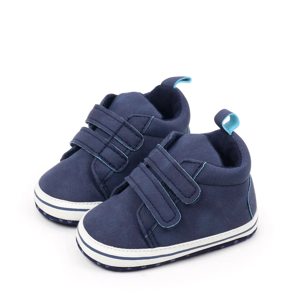 2025 Autumn Baby Boys First Walking Shoes - Soft TPR Sole, Non-Slip Indoor Outdoor Toddler Sneakers for 0-18 Months, Fashionable Design showcase 8