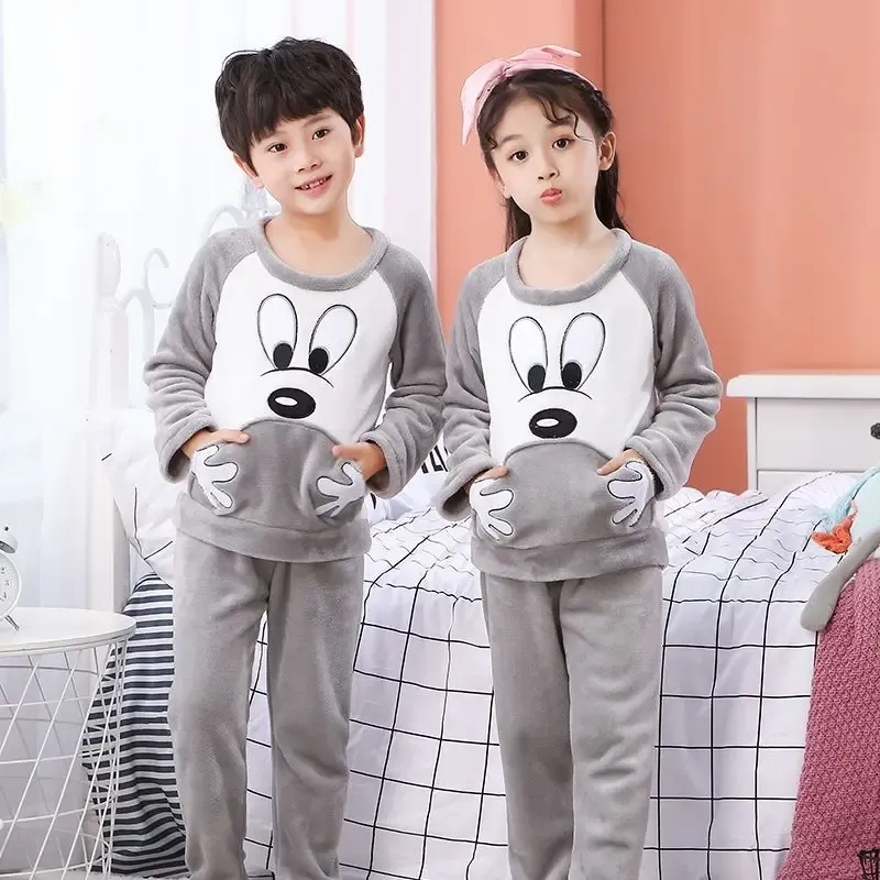 Spiderman Flannel Pajama Set for Kids - Winter Warm Sleepwear for Boys & Girls, Toddler Plush Loungewear, Casual Homewear thumbnail 1