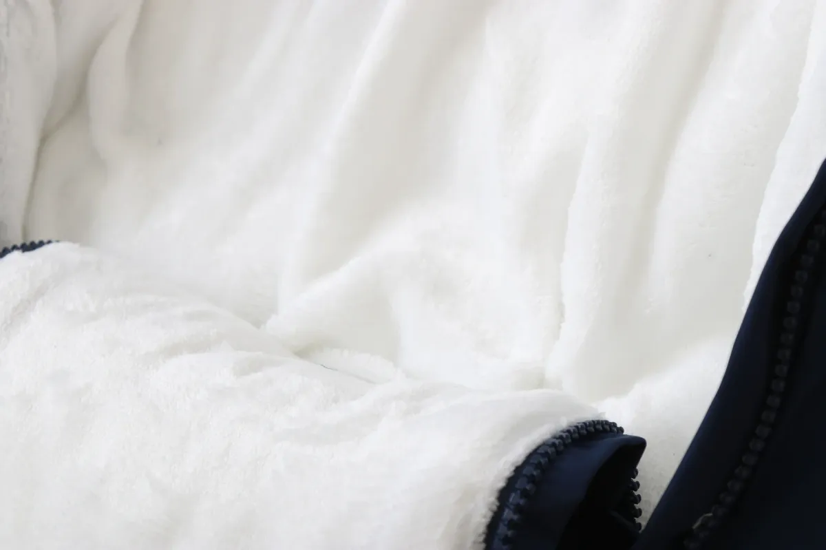2024 Warm Winter Baby Rompers Thick Fleece Hooded Jumpsuit for Newborn Boys & Girls, Infant Toddler Overalls with Removable Foot Covers showcase 36