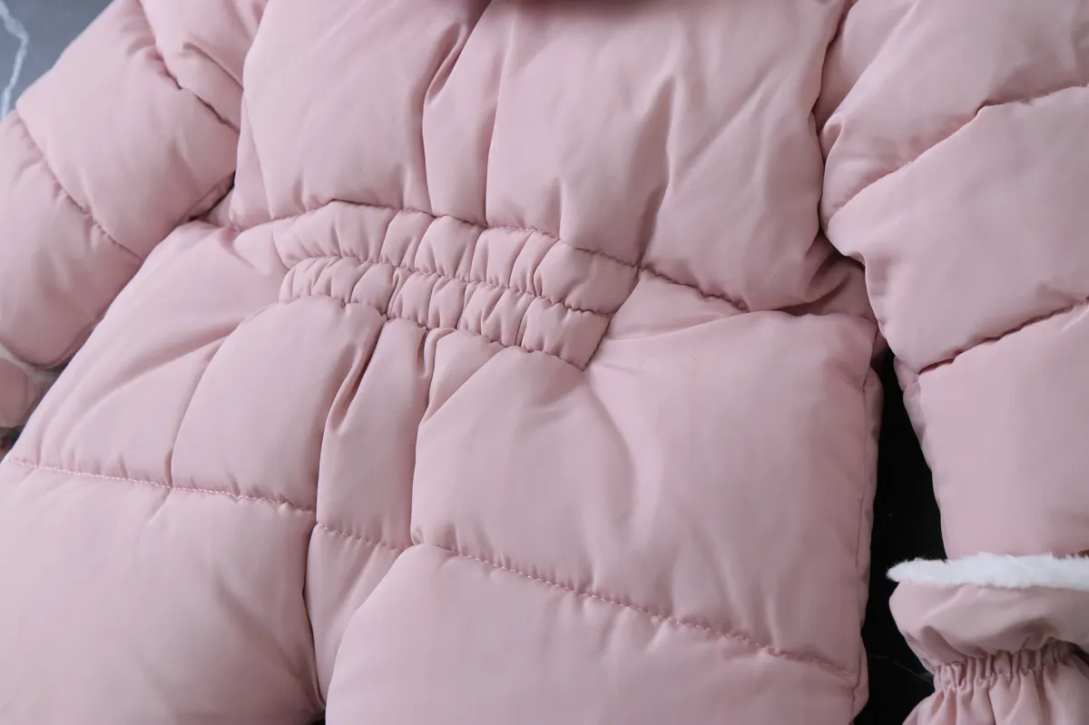 2024 Warm Winter Baby Rompers Thick Fleece Hooded Jumpsuit for Newborn Boys & Girls, Infant Toddler Overalls with Removable Foot Covers showcase 13