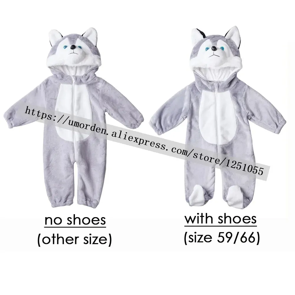 Umorden Baby Toddler Animal Romper Costume - Dalmatian Dog, Lion, Tiger, Dinosaur Kigurumi for Halloween, Purim, Parties - Soft Flannel Jumpsuit for Boys & Girls showcase 17