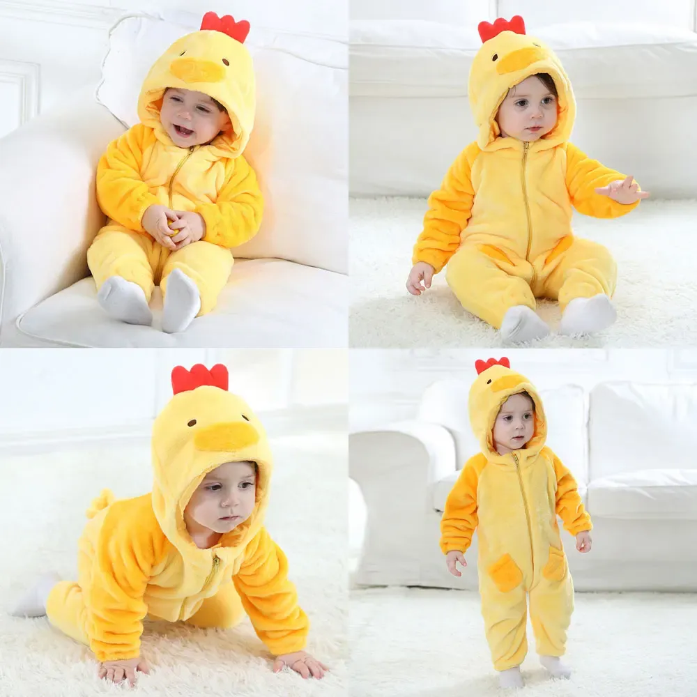 Umorden Baby Toddler Animal Romper Costume - Dalmatian Dog, Lion, Tiger, Dinosaur Kigurumi for Halloween, Purim, Parties - Soft Flannel Jumpsuit for Boys & Girls showcase 14