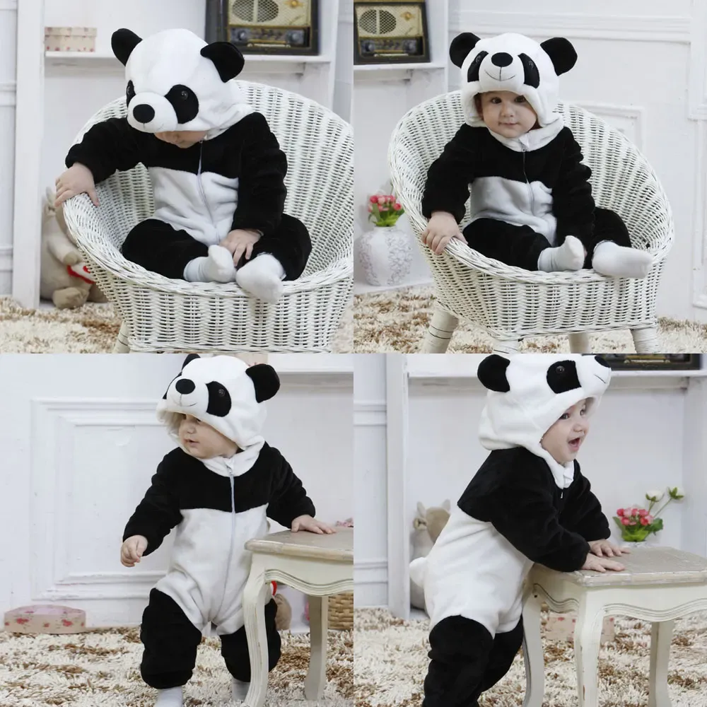 Umorden Baby Toddler Animal Romper Costume - Dalmatian Dog, Lion, Tiger, Dinosaur Kigurumi for Halloween, Purim, Parties - Soft Flannel Jumpsuit for Boys & Girls showcase 12