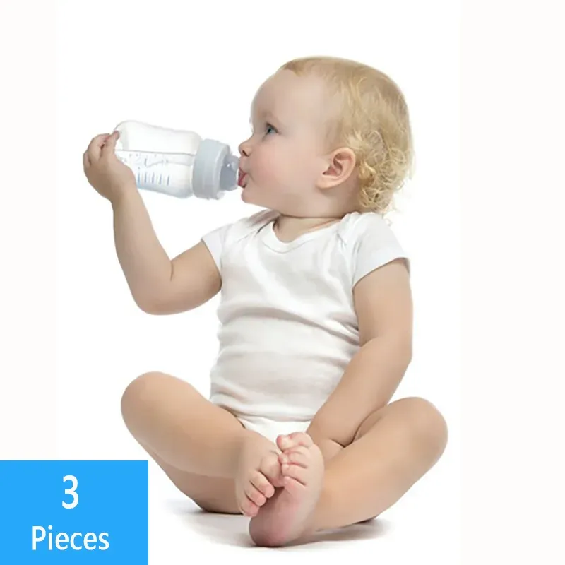 3-Pack Newborn Baby Bodysuits Summer Short Sleeve Rompers - Soft 100% Cotton Jumpsuits for Boys & Girls thumbnail 3