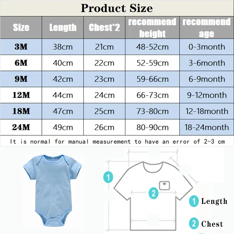 3-Pack Newborn Baby Bodysuits Summer Short Sleeve Rompers - Soft 100% Cotton Jumpsuits for Boys & Girls showcase 1