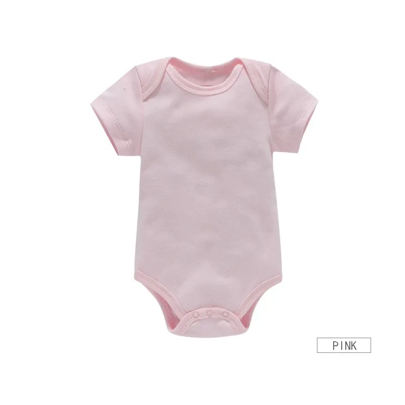 3-Pack Newborn Baby Bodysuits Summer Short Sleeve Rompers - Soft 100% Cotton Jumpsuits for Boys & Girls showcase 12