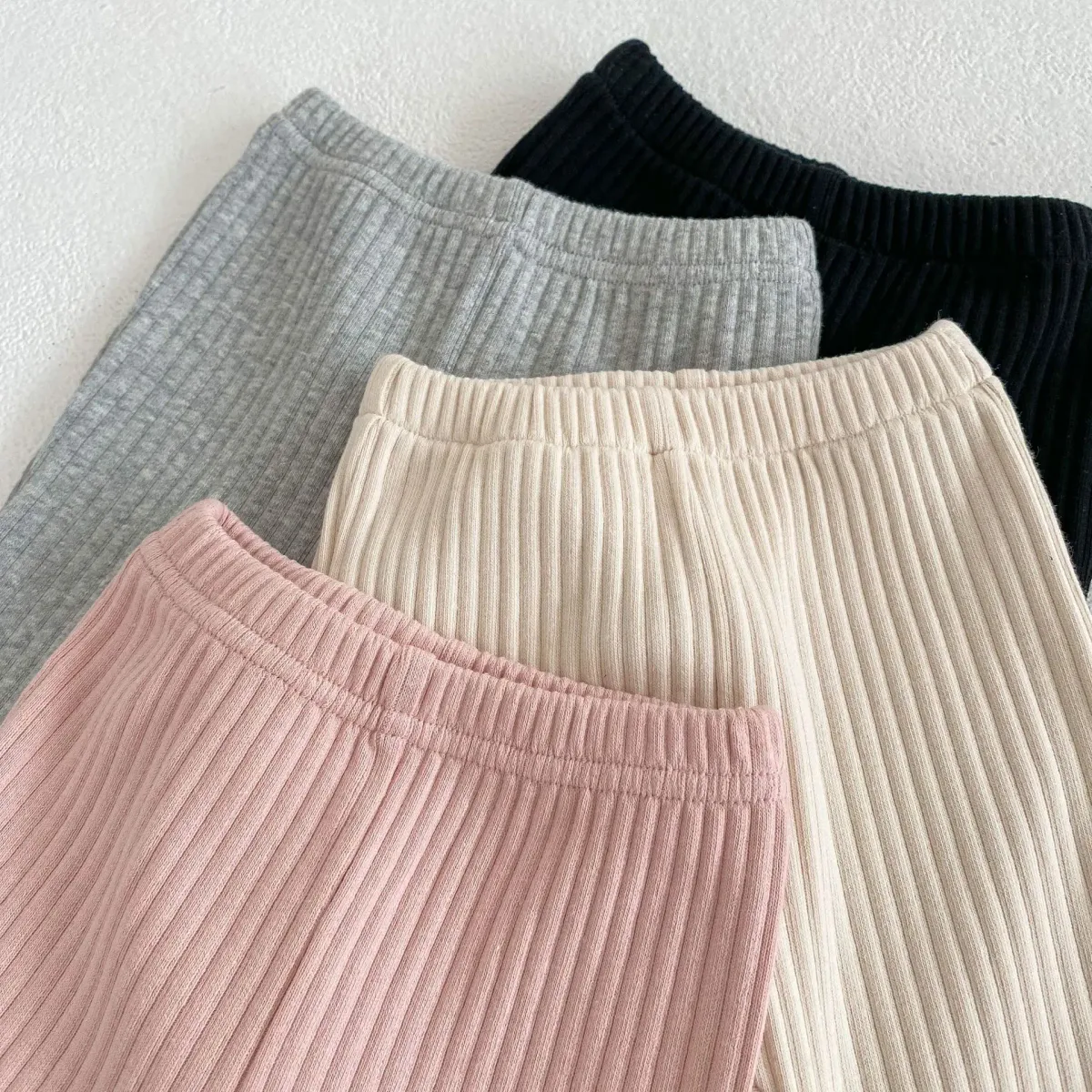 Baby Summer Slim Fit Trousers for Newborn Boys & Toddlers, Solid Color Stretch Pants for Girls, Infant Casual Breathable Clothing showcase 11
