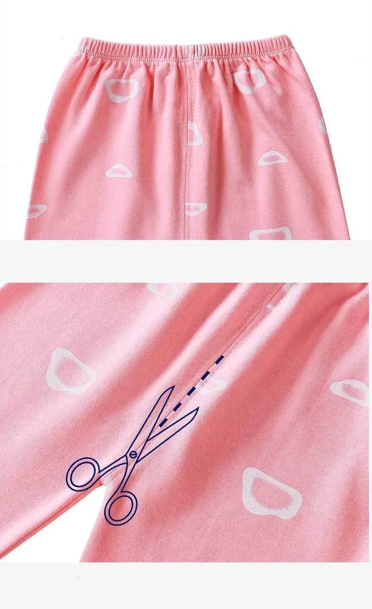 Winter Spring Baby Girl Pajama Set Cotton Cartoon Casual Sleepwear 0-5 Years, Newborn Toddler Loungewear 2-Piece Outfit showcase 9