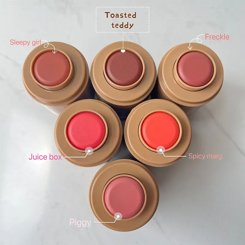 Cream Blush Stick & Lip Gloss Hybrid for iPhone 16/17 Cases - Salty Tan, Raspberry, Espresso Shades - Long-Lasting Matte Finish showcase 1