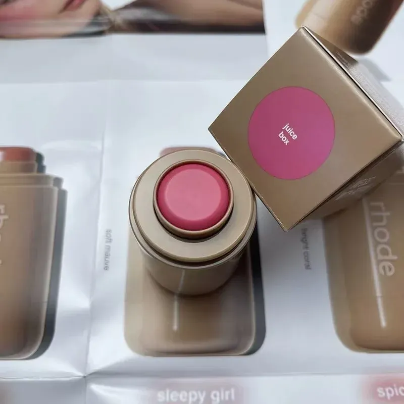 Cream Blush Stick & Lip Gloss Hybrid for iPhone 16/17 Cases - Salty Tan, Raspberry, Espresso Shades - Long-Lasting Matte Finish showcase 4