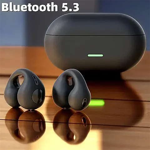 T75 Bone Conduction Wireless Bluetooth 5.3 Headphones, HiFi Sound Quality Waterproof TWS Sports Earphones for Running, Cycling, and Outdoor Activities
