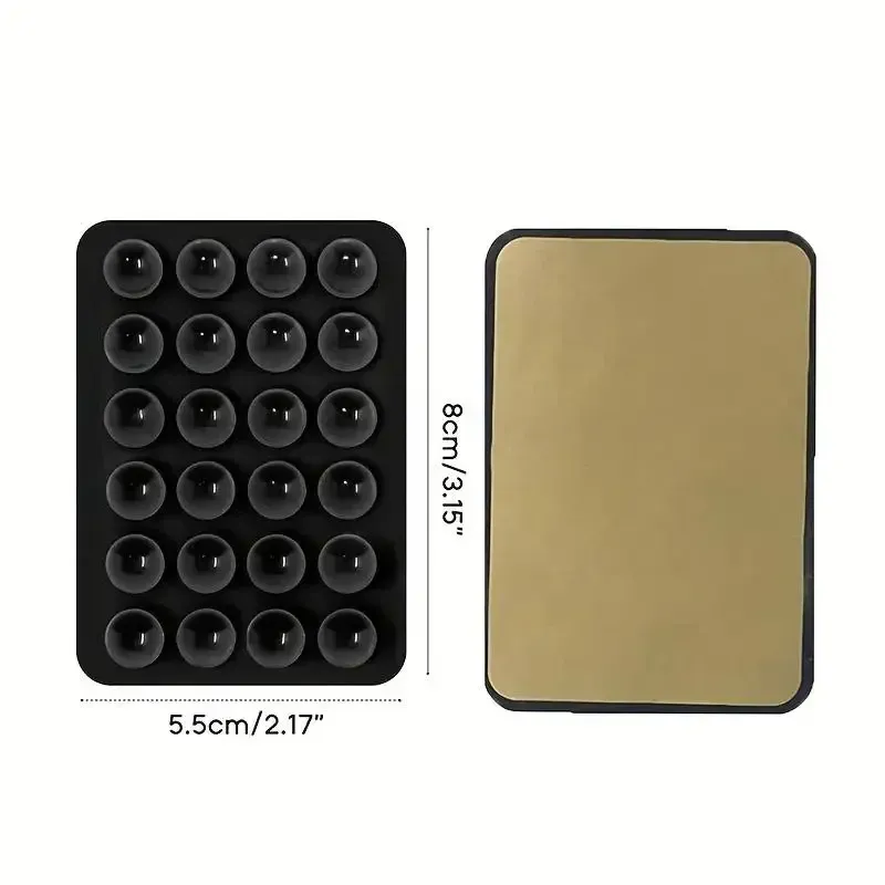 Multifunctional Silicone Suction Phone Holder Mat, Universal Anti-Slip Stand for Walls & Surfaces, Secure Case Mount Sticker for Hands-Free Use showcase 13